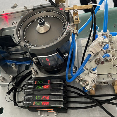 Motor de vibração eletromagnética de 220 V 50 Hz Alimentador de vasos vibradores com diâmetro de 300 mm adequado para integração na linha de montagem