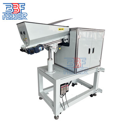Máquina de alimentação de tabuleiro com fecho à prova de som de revestimento de PU Hopper Vibrating Feeder