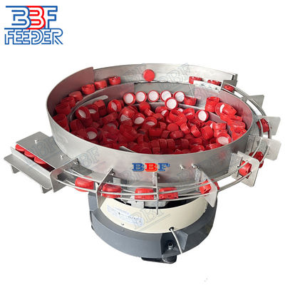 Sistema de transportador Cap feeder Bowl Crown Caps Flip Top Cap Vibrating Linear Feeder