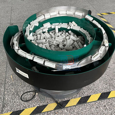 Dual Canal Vibratory Bowl Feeder Bottle Crown Lid Vibrating Cap Feeder