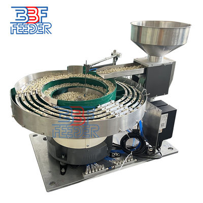 Alimentação por parafusos rotativos de bolinhas de plástico Pequenos parafusos Equipamento de alimentação Alimentação por vibração