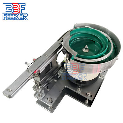 Sistema de PLC máquina de alimentação de recipientes de blocos metálicos partes vibratórias