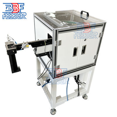 Sistema de PLC máquina de alimentação de recipientes de blocos metálicos partes vibratórias