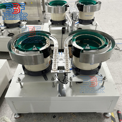 Máquina de alimentação de recipientes de plástico com componentes de plástico rotativo vibratório durável