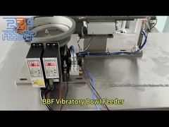 Alimentação de bolinhas vibratórias de disco com selos de silicone rotativos personalizados com mecanismo de escolha e colocação