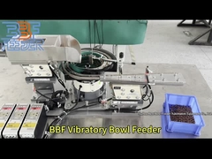 Alimentação por parafusos de bolas de nozes de cobre Partes metálicas Alimentação por vibração eletromagnética