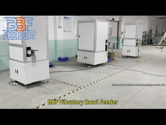 Alimentação automática de tabuleiros de vibração de grande tamanho Engenharia Peças de plástico Alimentação de placas vibrantes