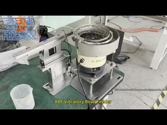 Alimentação de peças vibratórias industriais metálicas de alta precisão para robótica