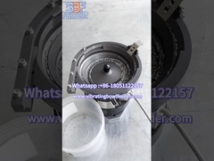 12cm de alimentação de tigela vibratória em ação.