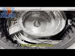 Customized Plastic Parts Feeder Noise Reduction Rotary Vibratory Bowl Feeder 