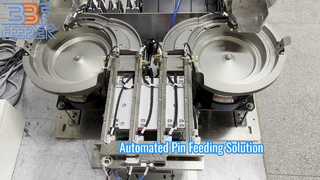 Alimentador de tigela vibratória de pinos de metal de conector elétrico de aço inoxidável automático personalizado 304